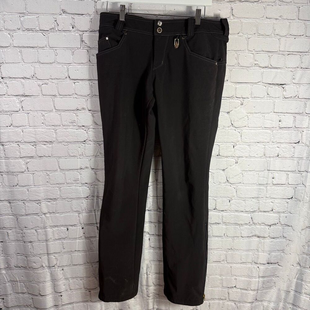 Volcom Battle Stretch High Rise Skinny Snow Pants Size Large  F